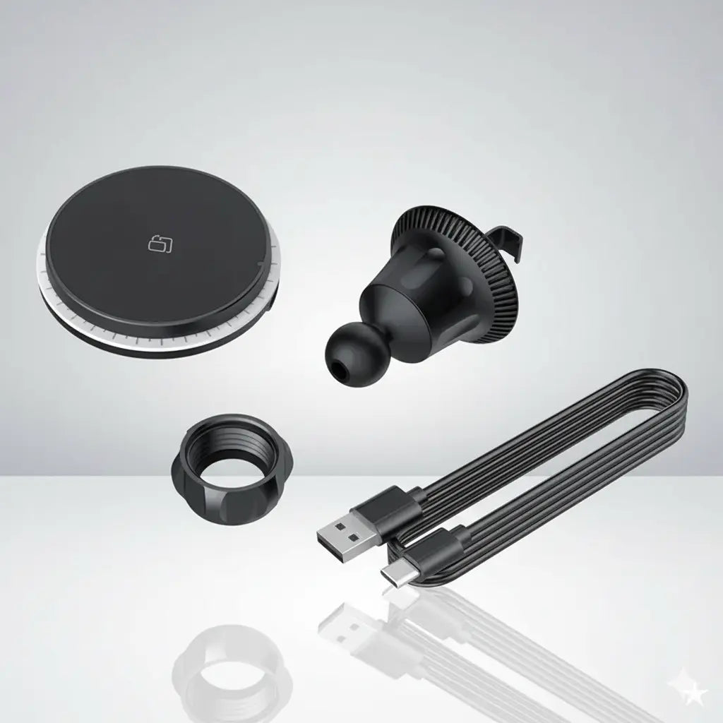 Modèle MagGrip – Support Téléphone Magnétique Voiture avec Charge Sans Fil SMARTS ACCESS