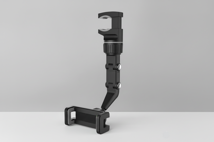 Modèle FlexMirror 360 – Support Smartphone Voiture Rétroviseur Multifonction