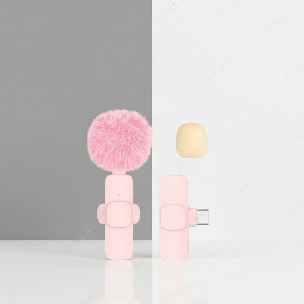 Modèle Voice Rose – Micro Cravate Sans Fil Audio Clair Streaming SMARTS ACCESS