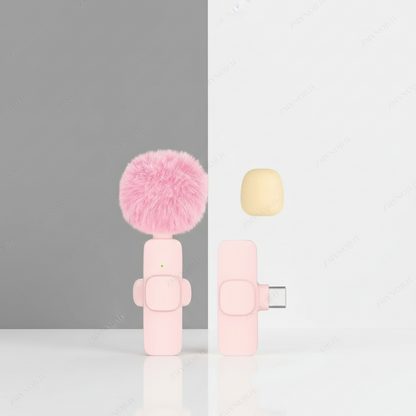 Modèle Voice Rose – Micro Cravate Sans Fil Audio Clair Streaming SMARTS ACCESS