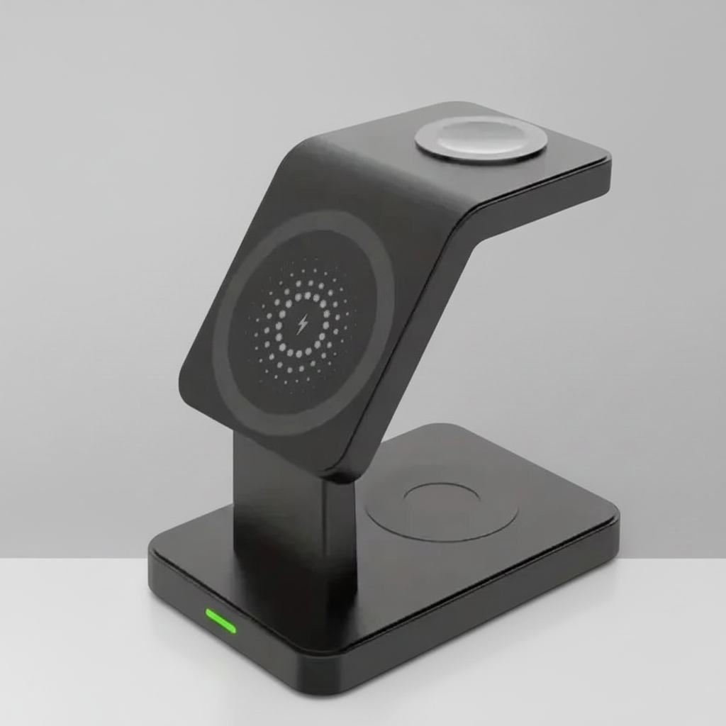 Modèle Trio – Station de Charge 3-en-1 Smartphone Montre Écouteurs SMARTS ACCESS