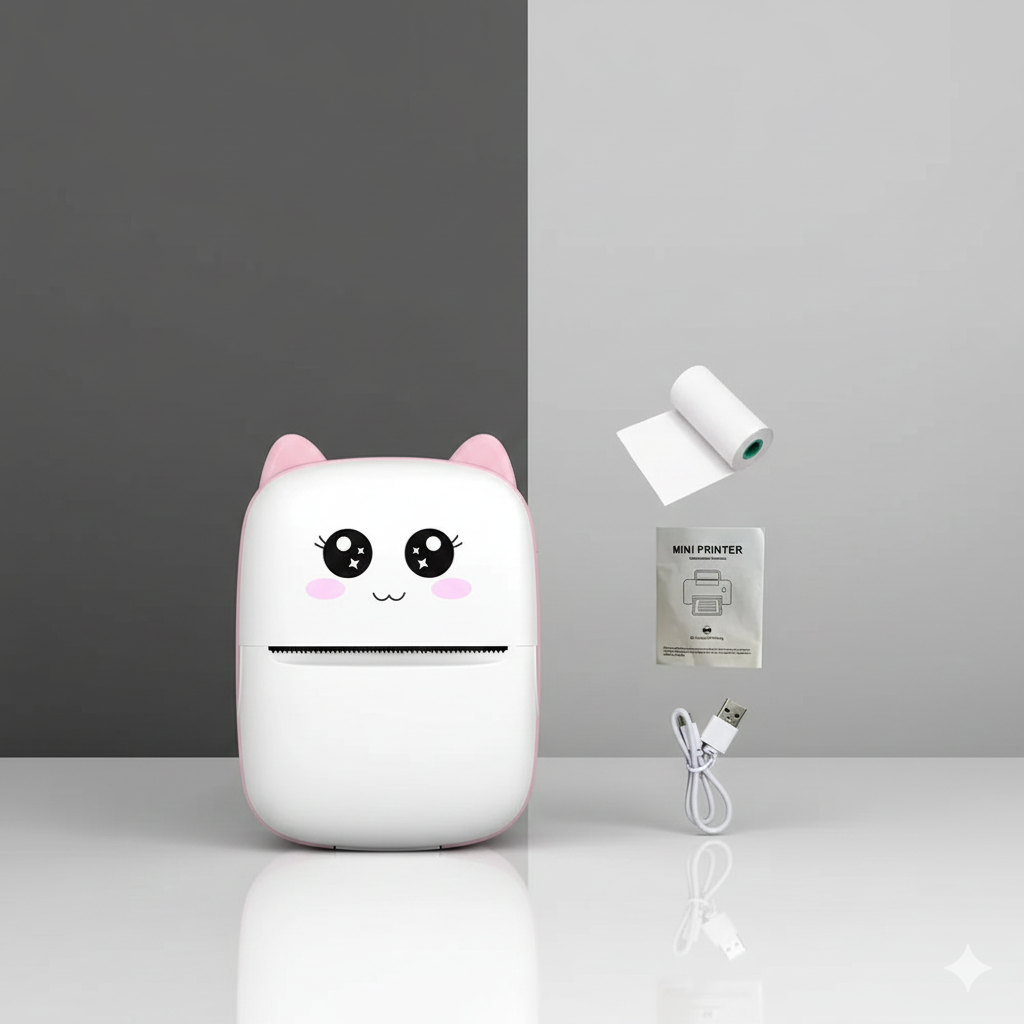 Modèle Print – Mini Imprimante Photo Portable Sans Encre SMARTS ACCESS