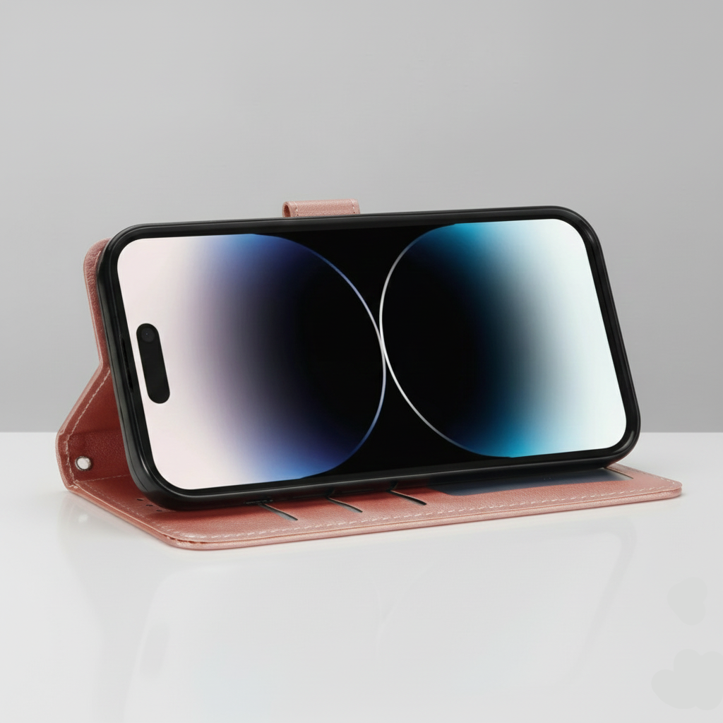 Modèle Wallet Stand – Coque iPhone à Rabat en Similicuir avec Support SMARTS ACCESS