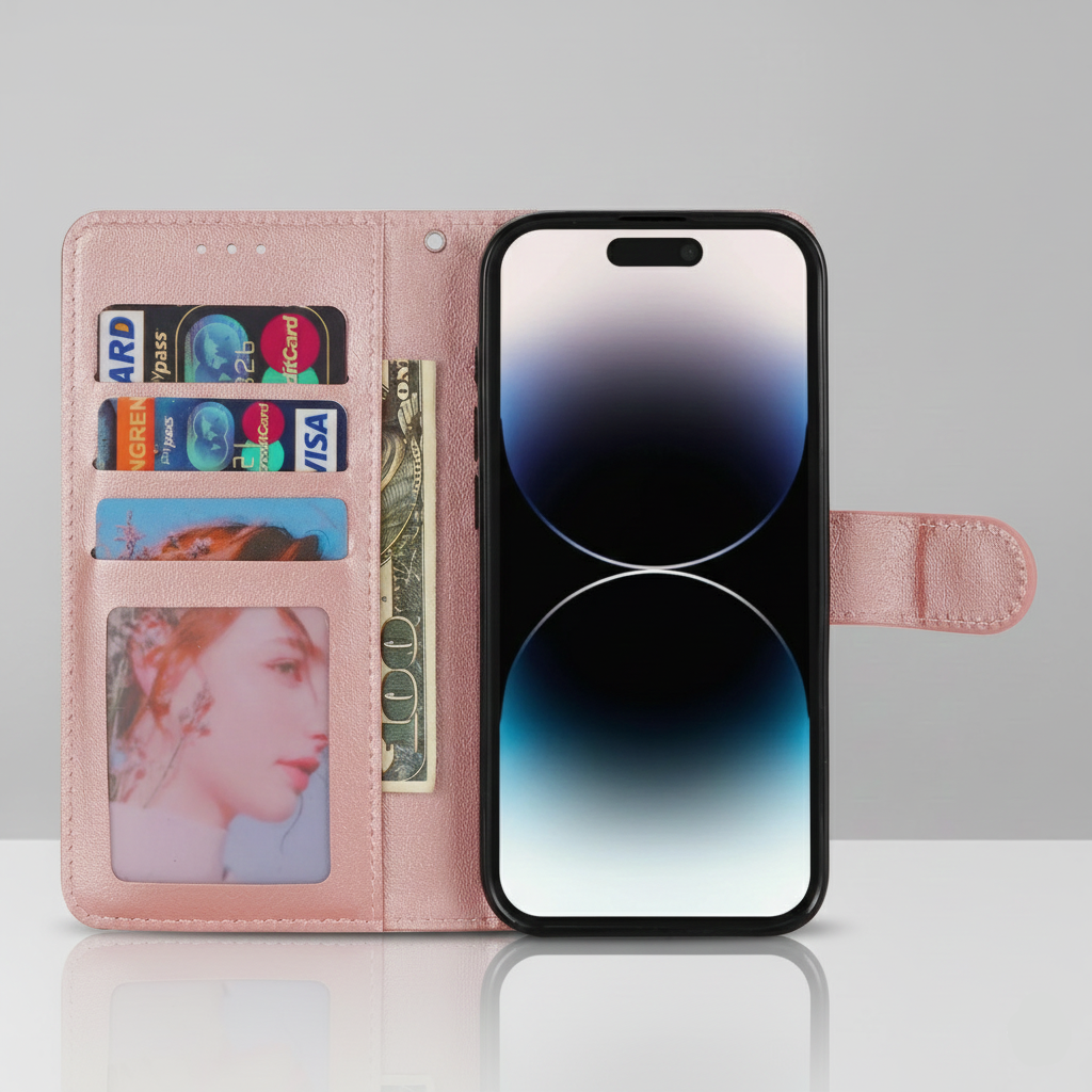 Modèle Wallet Stand – Coque iPhone à Rabat en Similicuir avec Support SMARTS ACCESS