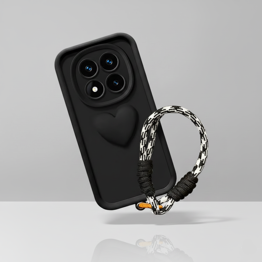 Modèle Heart Strap Redmi – Coque Xiaomi Redmi Note avec Cordon et Cœur SMARTS ACCESS