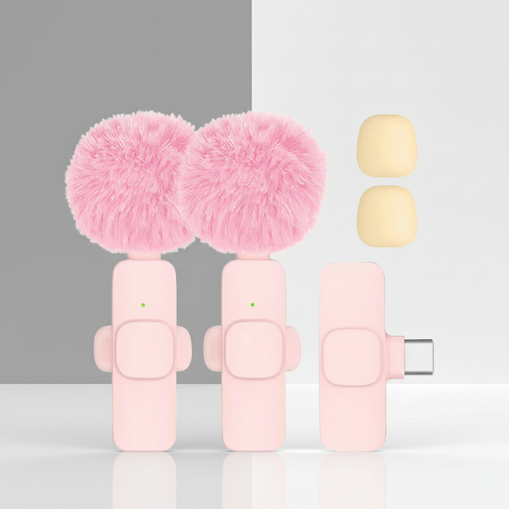 Modèle Voice Rose – Micro Cravate Sans Fil Audio Clair Streaming SMARTS ACCESS