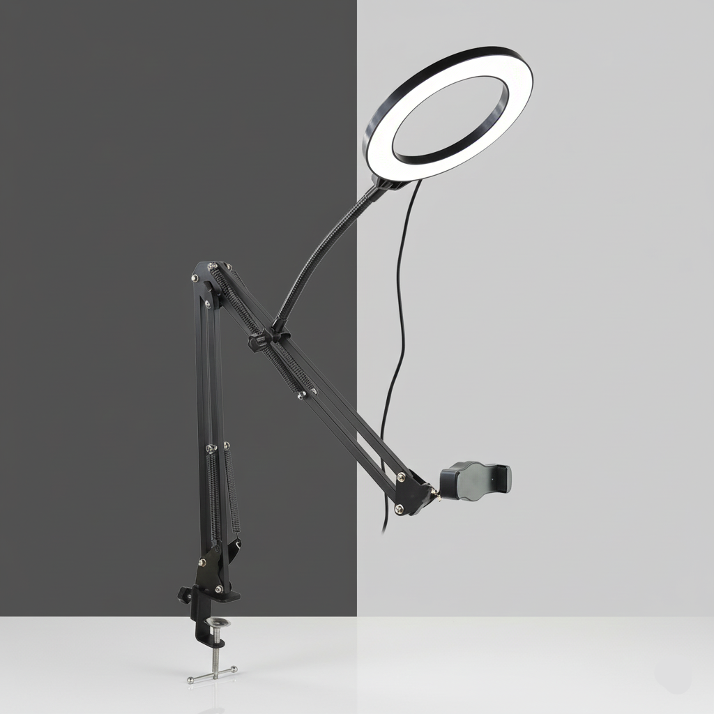 Modèle Light – Trépied Smartphone avec Lampe LED Vidéo & Live SMARTS ACCESS