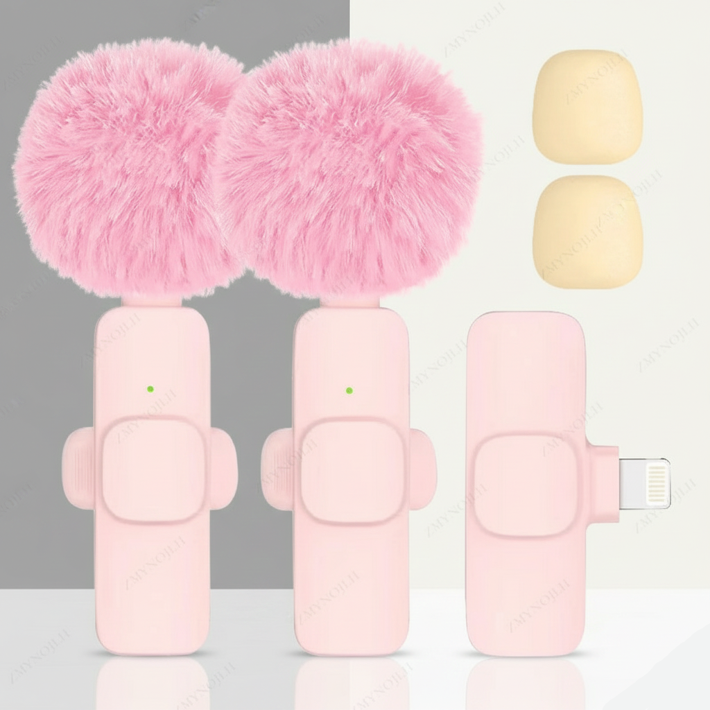 Modèle Voice Rose – Micro Cravate Sans Fil Audio Clair Streaming SMARTS ACCESS