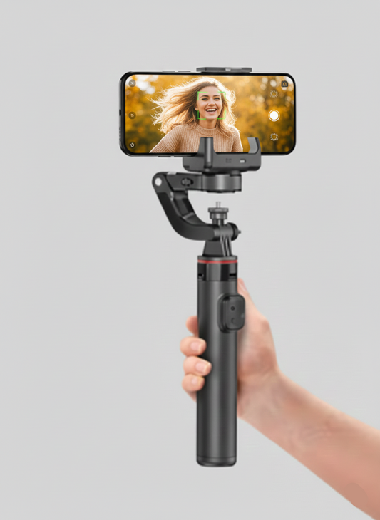 Stabilisateur_smartphone_avec_suivi_facial_AI_Rotation_360_et_trepied_integre