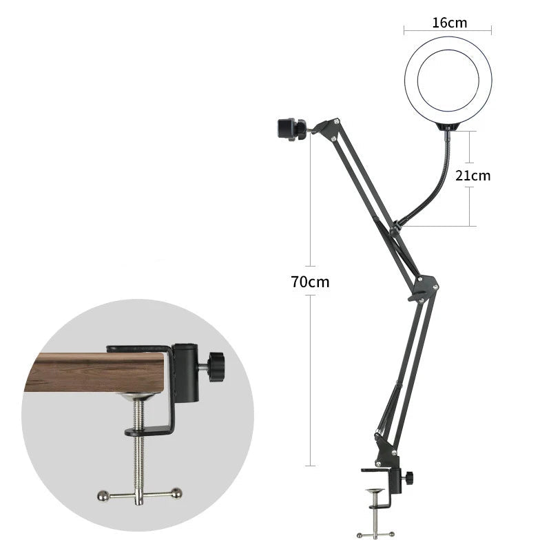 Modèle Light – Trépied Smartphone avec Lampe LED Vidéo & Live SMARTS ACCESS